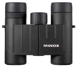 MINOX BF 8x25 Fernglas schwarz auf weissem Grund