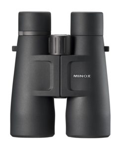 MINOX BV 8x56 Fernglas auf weissem Grund von oben